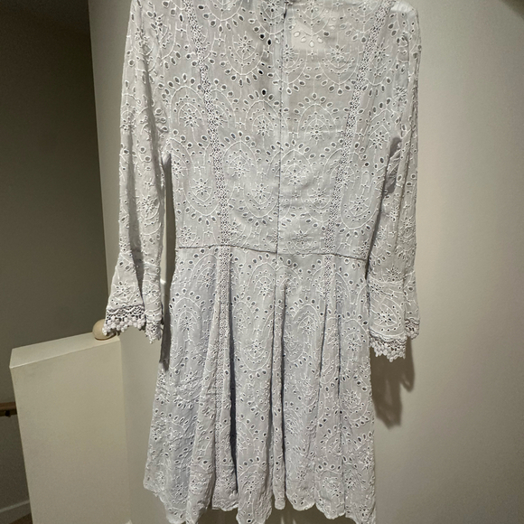 FRENCH CONNECTION  Derna Drape Fluted Dress - Picture 9 of 10